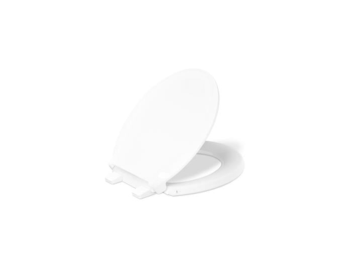 Kohler - Cachet ReadyLatch Quiet-Close Quick-Release heated toilet seat with nightlight
