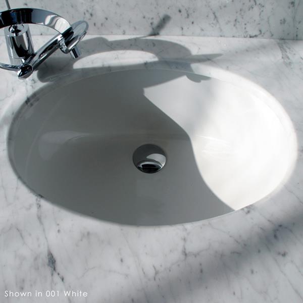 Lacava - Euro Under-Counter Porcelain Bathroom Sink With An Overflow, 17 InchW, 14 InchD, 5 1/2 InchH