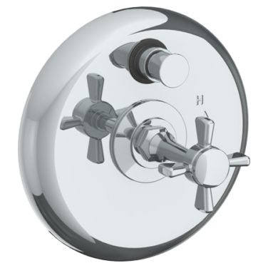 Watermark - Haley Wall Mounted Pressure Balance Shower Trim with Diverter, 7 Inch dia.