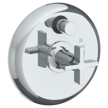 Watermark - Haley Wall Mounted Pressure Balance Shower Trim with Diverter, 7 Inch dia.