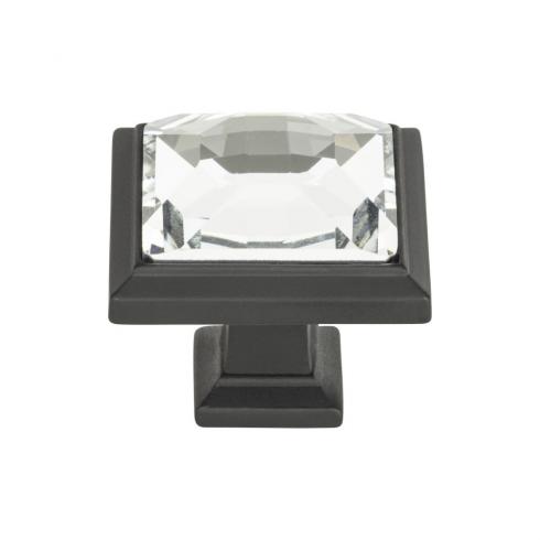 Atlas Homewares - Legacy Crystal 1 5/16 Inch Length Square Knob