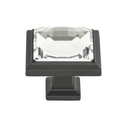 Atlas Homewares - Legacy Crystal 1 5/16 Inch Length Square Knob