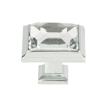 Atlas Homewares - Legacy Crystal 1 5/16 Inch Length Square Knob