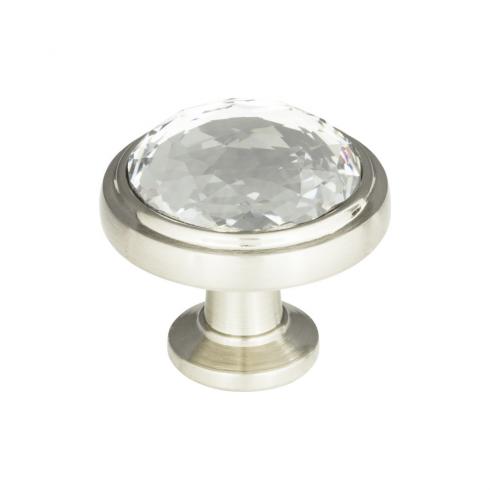 Atlas Homewares - Legacy Crystal 1 5/16 Inch Diameter Round Knob