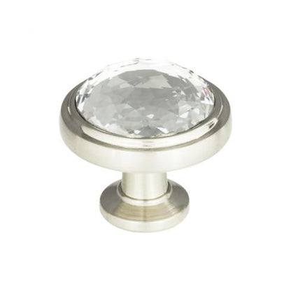 Atlas Homewares - Legacy Crystal 1 5/16 Inch Diameter Round Knob