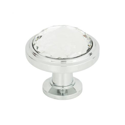 Atlas Homewares - Legacy Crystal 1 5/16 Inch Diameter Round Knob