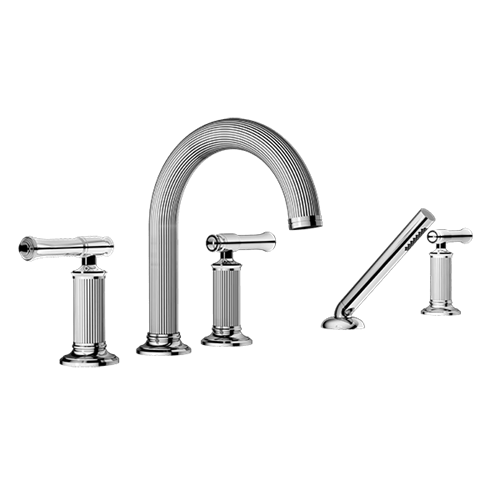 Santec - Athena II Trim - Roman Tub Filler With Hand Shower