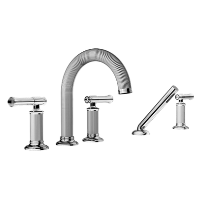 Santec - Athena II Trim - Roman Tub Filler With Hand Shower