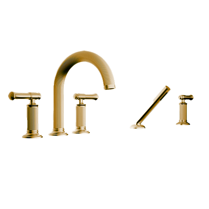Santec - Athena II Trim - Roman Tub Filler With Hand Shower