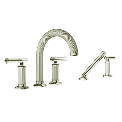 Santec - Athena II Trim - Roman Tub Filler With Hand Shower
