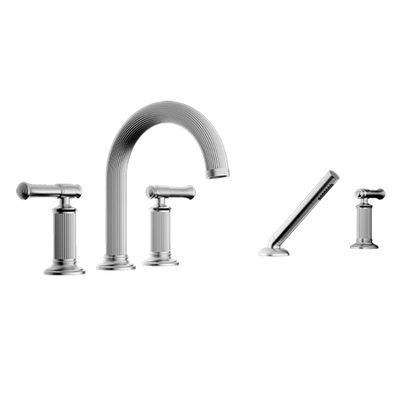 Santec - Athena II Trim - Roman Tub Filler With Hand Shower