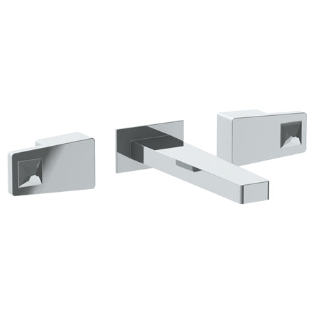 Watermark - Edge Wall Mounted 3 Hole Lavatory Set With 7 1/8 Inch CTC Spout