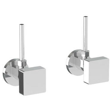 Watermark - Edge Lavatory Angle Stop Kit -1/2 Inch IPS x 3/8 Inch OD Compression