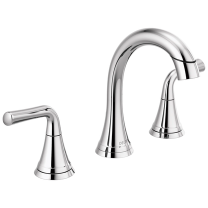 Delta - Kayra Two Handle Widespread Pull-Down Bathroom Faucet