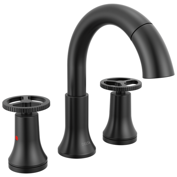 Delta - Trinsic Two Handle Widespread Pull Down Bathroom Faucet