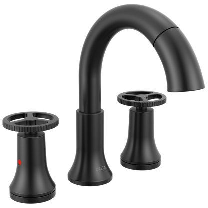 Delta - Trinsic Two Handle Widespread Pull Down Bathroom Faucet