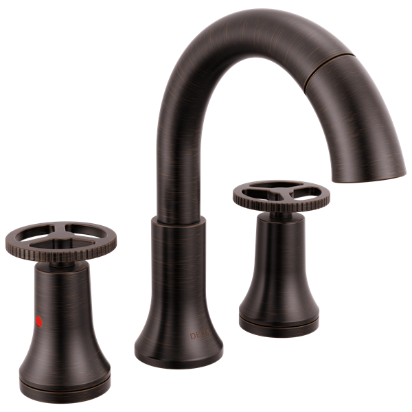 Delta - Trinsic Two Handle Widespread Pull Down Bathroom Faucet