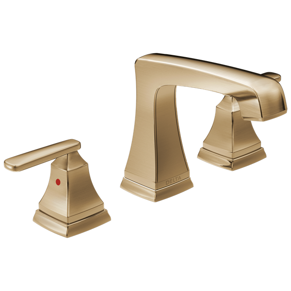 Delta - Ashlyn Two Handle Widespread Bathroom Faucet With Ez Anchor
