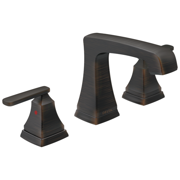 Delta - Ashlyn Two Handle Widespread Bathroom Faucet With Ez Anchor