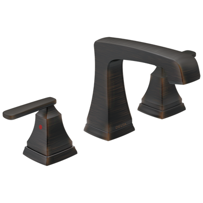 Delta - Ashlyn Two Handle Widespread Bathroom Faucet With Ez Anchor
