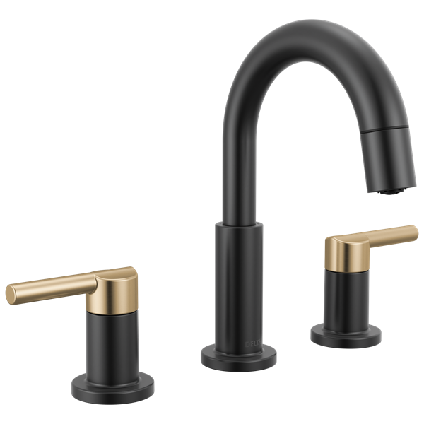 Delta - Nicoli Two Handle Widespread Pull-Down Bathroom Faucet