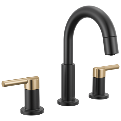 Delta - Nicoli Two Handle Widespread Pull-Down Bathroom Faucet