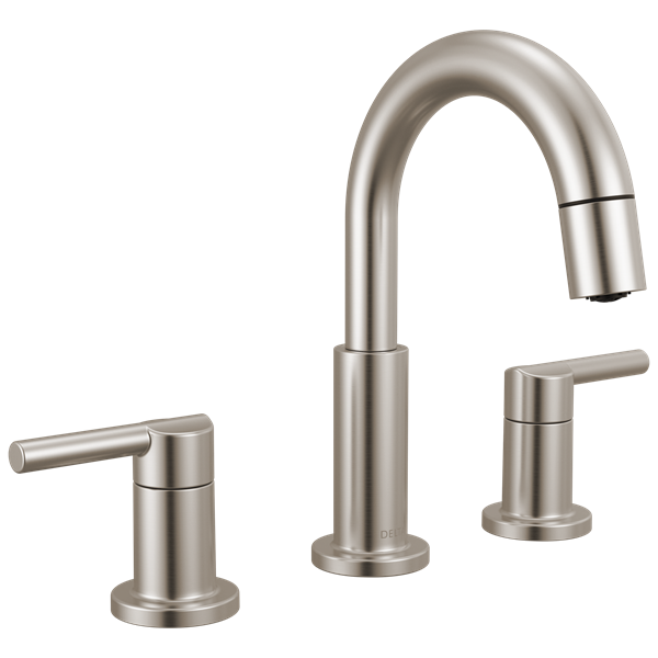 Delta - Nicoli Two Handle Widespread Pull-Down Bathroom Faucet