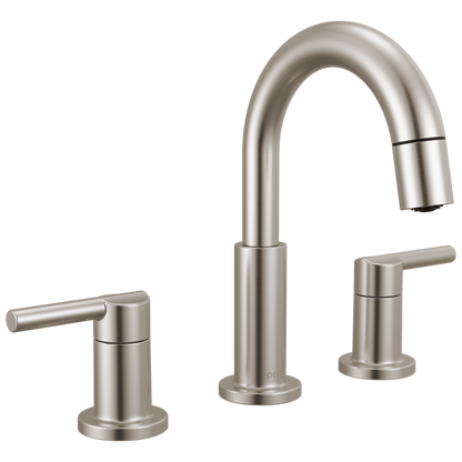 Delta - Nicoli Two Handle Widespread Pull-Down Bathroom Faucet
