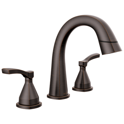Delta - Stryke Two Handle Widespread Pull Down Bathroom Faucet