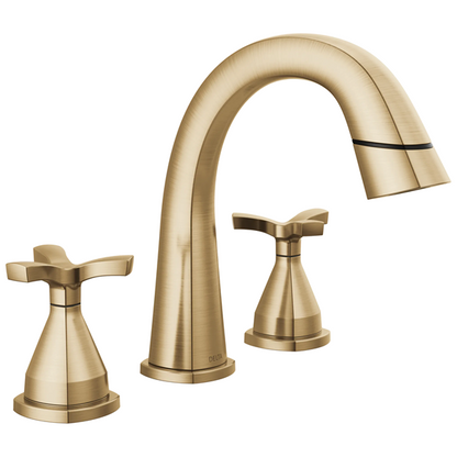 Delta - Stryke Two Handle Widespread Pull Down Bathroom Faucet