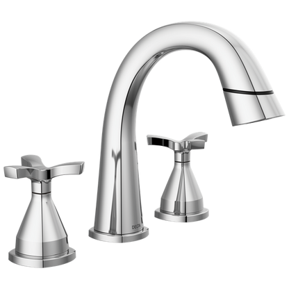 Delta - Stryke Two Handle Widespread Pull Down Bathroom Faucet