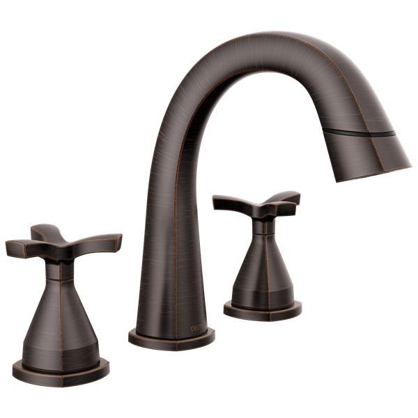 Delta - Stryke Two Handle Widespread Pull Down Bathroom Faucet