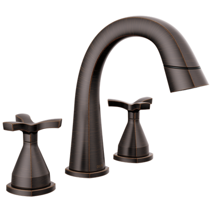 Delta - Stryke Two Handle Widespread Pull Down Bathroom Faucet