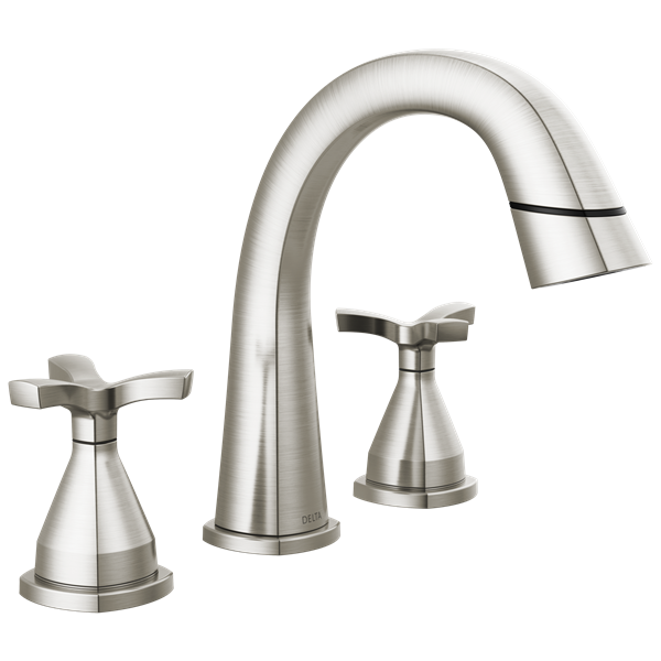 Delta - Stryke Two Handle Widespread Pull Down Bathroom Faucet