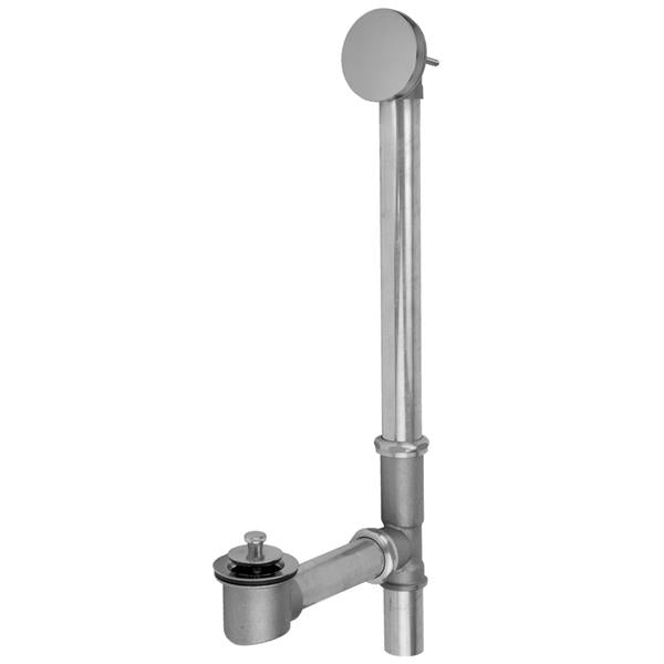 Jaclo - Brass Tub Drain Bottom Outlet Lift & Turn with Faceplate (Round) Tub Waste