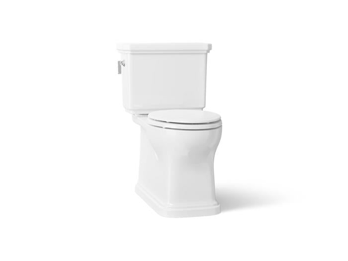 Kohler - Claude by Studio McGee Two-piece elongated toilet with skirted trapway, 1.28 gpf