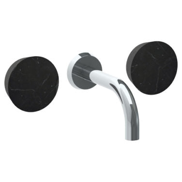 Watermark - Zen Wall Mounted 3 Hole Lavatory Set with 6 Inch spout
