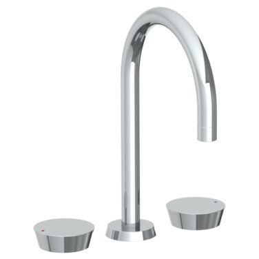 Watermark - Zen Deck Mounted 3 hole Gooseneck Bath set