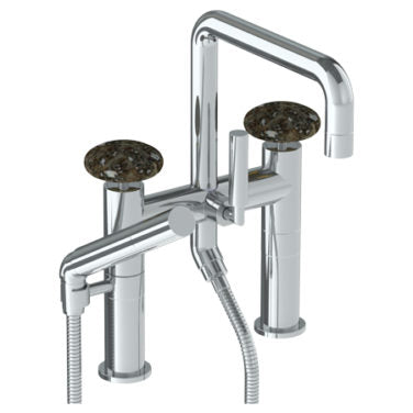 Watermark - Zen Deck Mounted Square Exposed Bath Set with Hand Shower