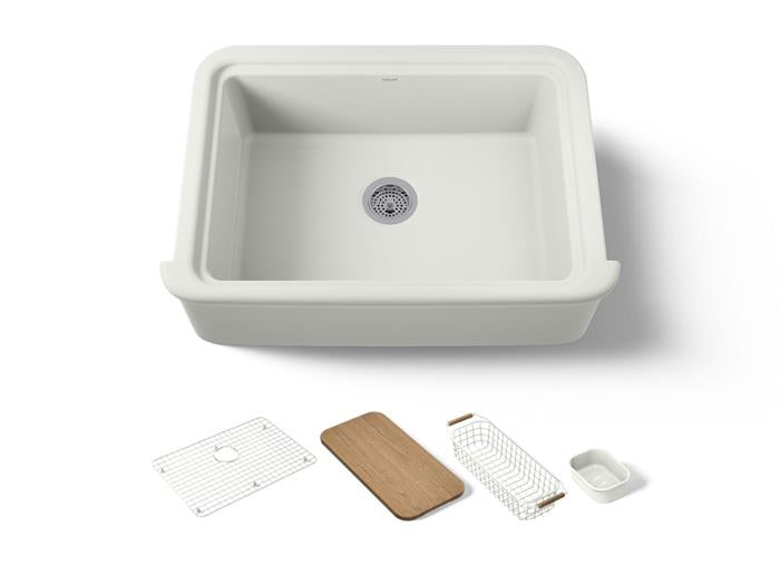 Kohler - Audrine by Studio McGee 32-1/2 inch undermount single-bowl farmhouse workstation kitchen sink