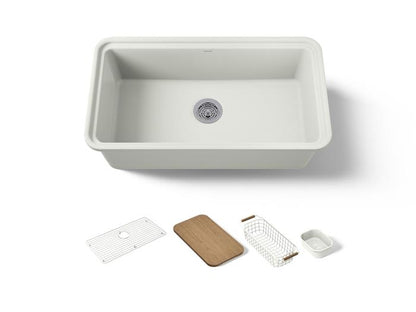 Kohler - Audrine by Studio McGee 33 inch undermount single-bowl workstation kitchen sink
