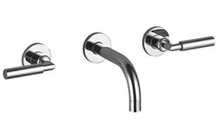 Dornbracht - Tara Wall-Mounted Three-Hole Lavatory Mixer Without Drain