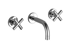 Dornbracht - Tara Wall-Mounted Three-Hole Lavatory Mixer Without Drain