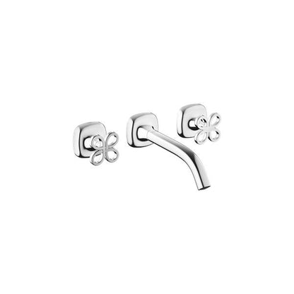 Dornbracht - Coya Wall-mounted three-hole lavatory mixer without drain