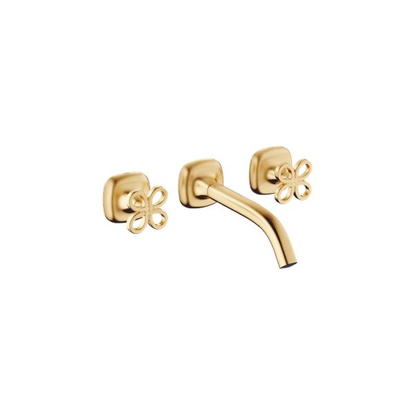 Dornbracht - Coya Wall-mounted three-hole lavatory mixer without drain