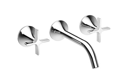 Dornbracht - Vaia Wall-Mounted Three-Hole Lavatory Mixer Without Drain