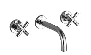 Dornbracht - Tara Wall-Mounted Three-Hole Lavatory Mixer Without Drain
