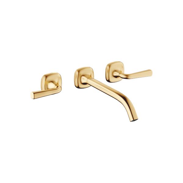 Dornbracht - Coya Wall-mounted three-hole lavatory mixer without drain