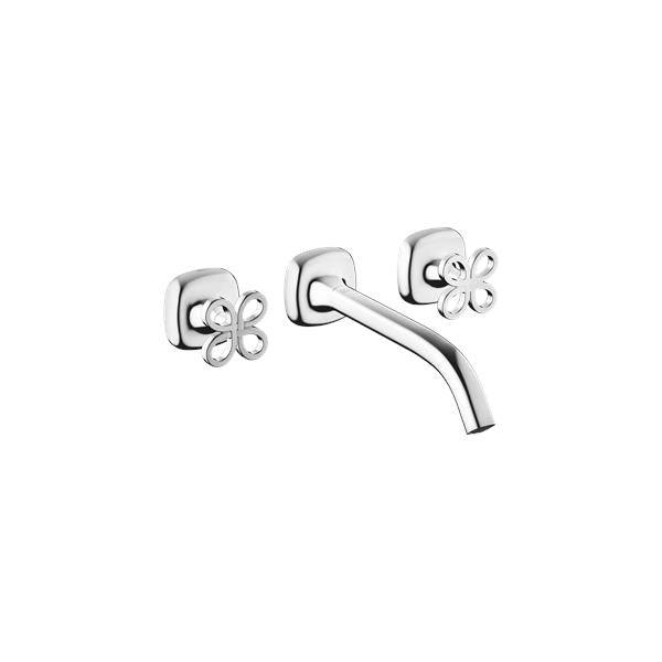 Dornbracht - Coya Wall-mounted three-hole lavatory mixer without drain