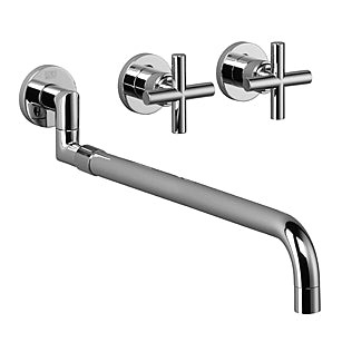 Dornbracht - Wall-Mounted Three-Hole Kitchen Mixer With Pull-Out Spout